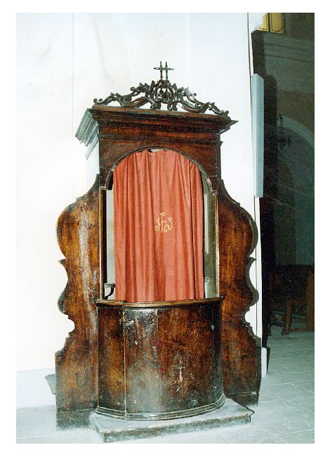 confessionale - ambito Italia meridionale (sec. XVIII)