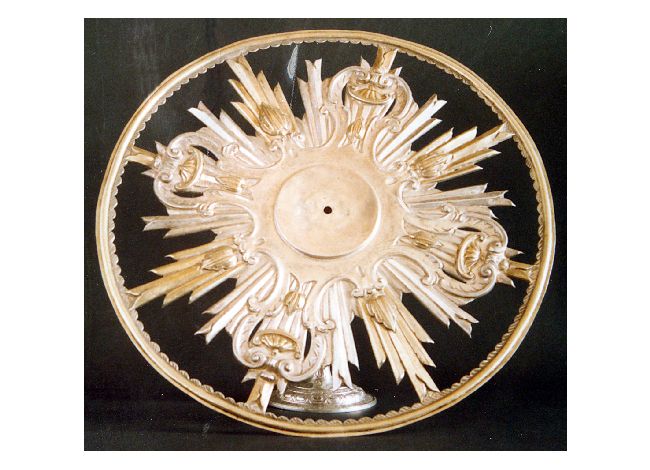 aureola di immagine sacra di Abbate Luigi (sec. XIX)