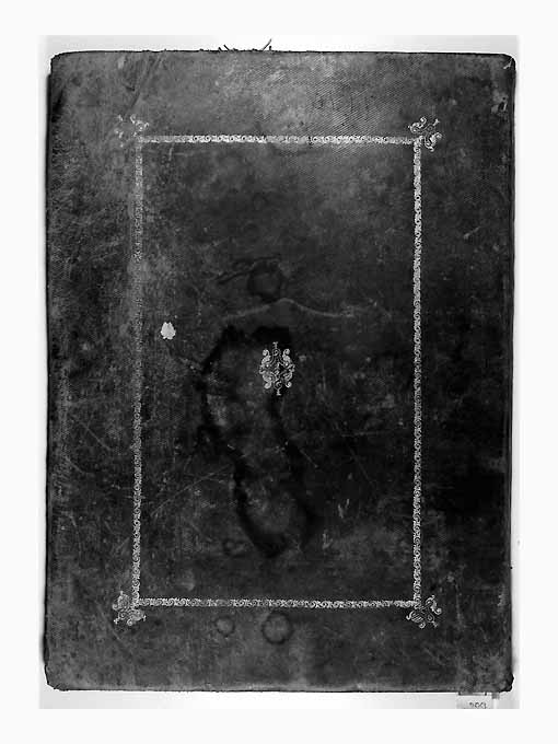 coperta di libro liturgico, opera isolata - produzione Italia meridionale (seconda metà sec. XIX)