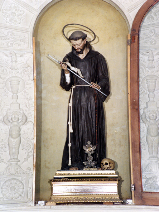 San Francesco d'Assisi (statua) - manifattura pugliese (sec. XIX)
