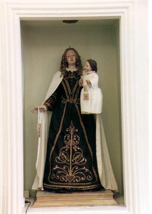 Madonna del Carmelo (statua) - ambito Italia meridionale (prima metà sec. XIX)