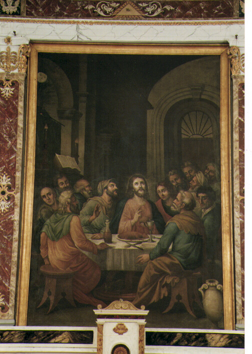 ultima cena (dipinto) - ambito Italia meridionale (secc. XVIII/ XIX)