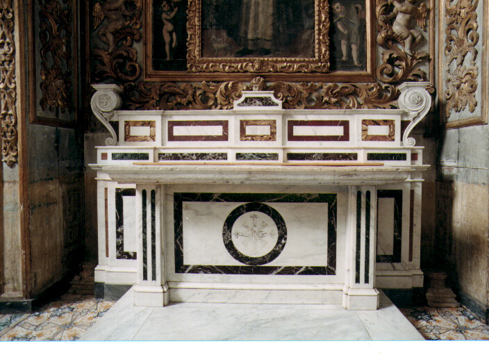 altare, serie - ambito Italia meridionale (seconda metà sec. XIX)