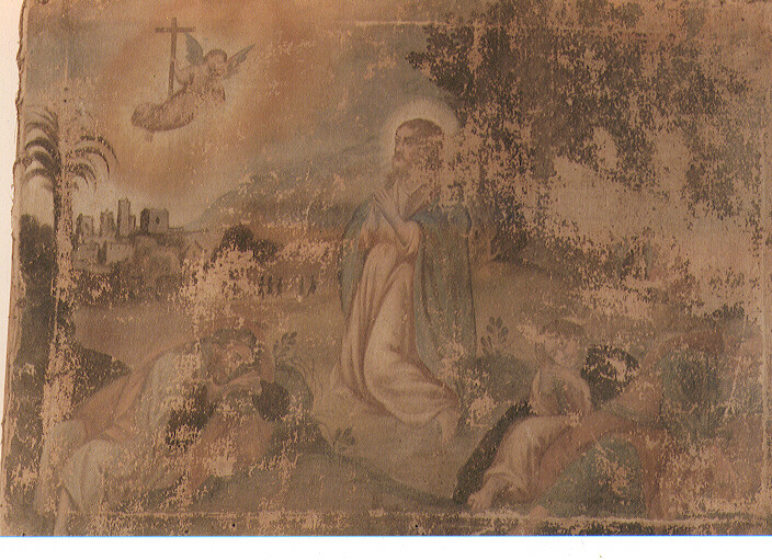 Orazione di Cristo nell'orto del Gethsemani (dipinto) - ambito Italia meridionale (seconda metà sec. XIX)