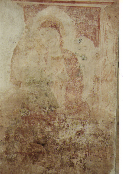 Madonna con Bambino in trono (dipinto) - ambito Italia meridionale (secc. XIII/ XV)