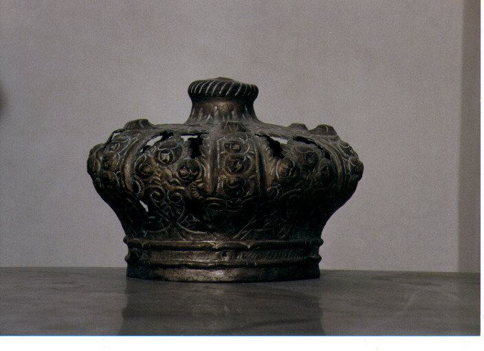corona da statua - ambito Italia meridionale (fine sec. XIX)
