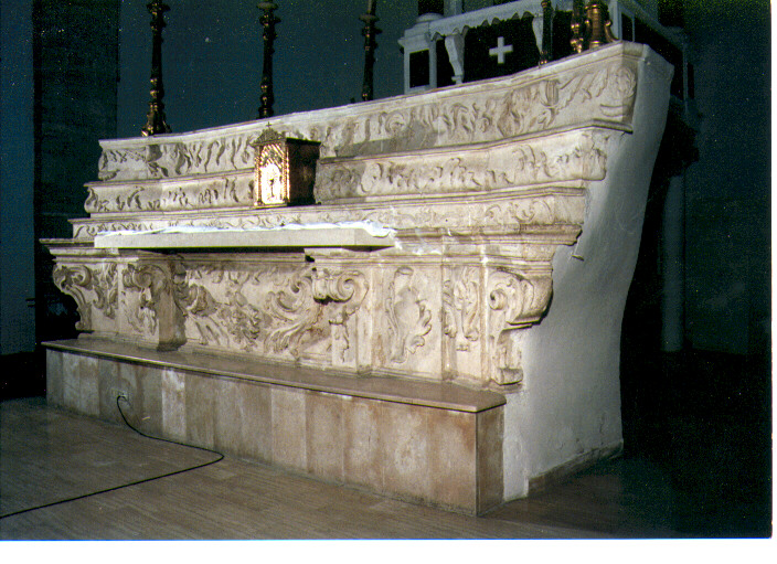 altare maggiore - ambito Italia meridionale (prima metà sec. XVII)