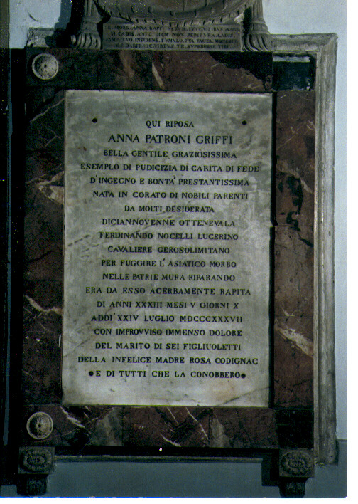 monumento funebre - ambito Italia meridionale (sec. XIX)