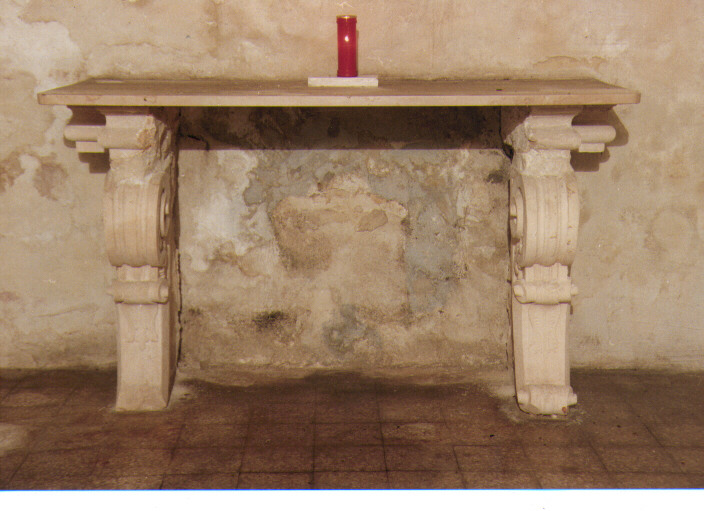 altare, frammento - ambito Italia meridionale (seconda metà sec. XVII)