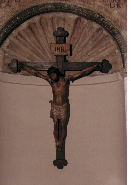 Cristo Crocifisso (crocifisso) - ambito Italia meridionale (metà sec. XVI)