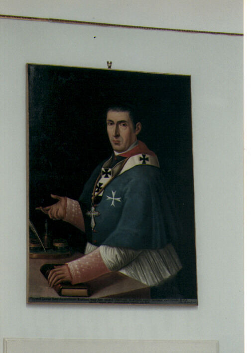 Ritratto dell'Arcivescovo Michele Basilio Clari (dipinto) di De Mattia Giuseppe (sec. XIX)