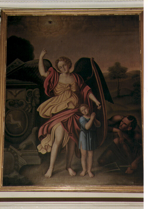 Angelo Custode (dipinto) di De Mattia Giuseppe (sec. XIX)