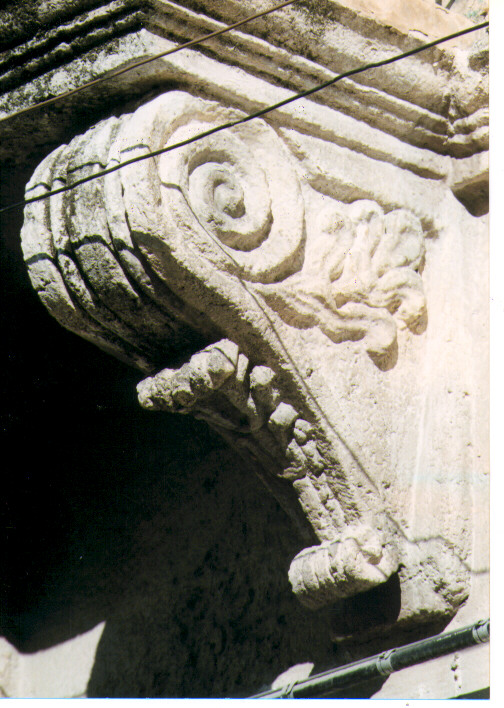 mensola architettonica, serie - ambito Italia meridionale (seconda metà sec. XVII)
