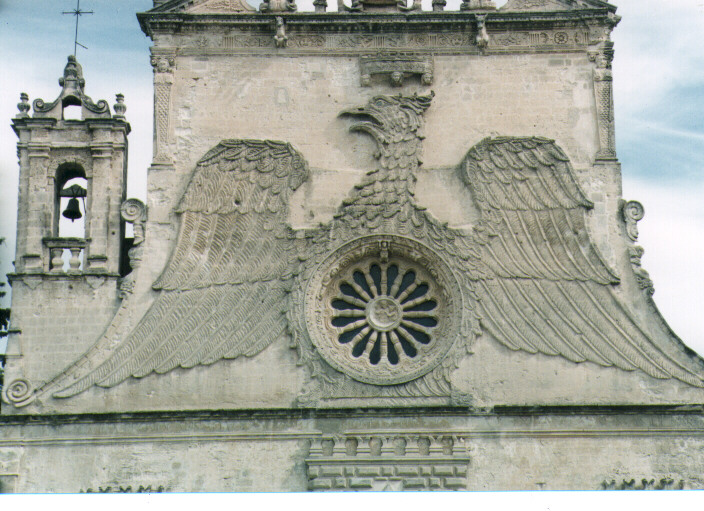 simbolo di San Giovanni Evangelista: aquila (decorazione plastica) - ambito pugliese (sec. XVII)