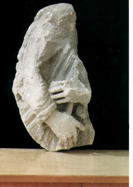 busto, frammento - ambito pugliese (sec. XVII)