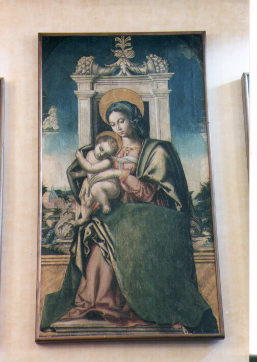Madonna con Bambino (dipinto) di Z.T (sec. XVI)