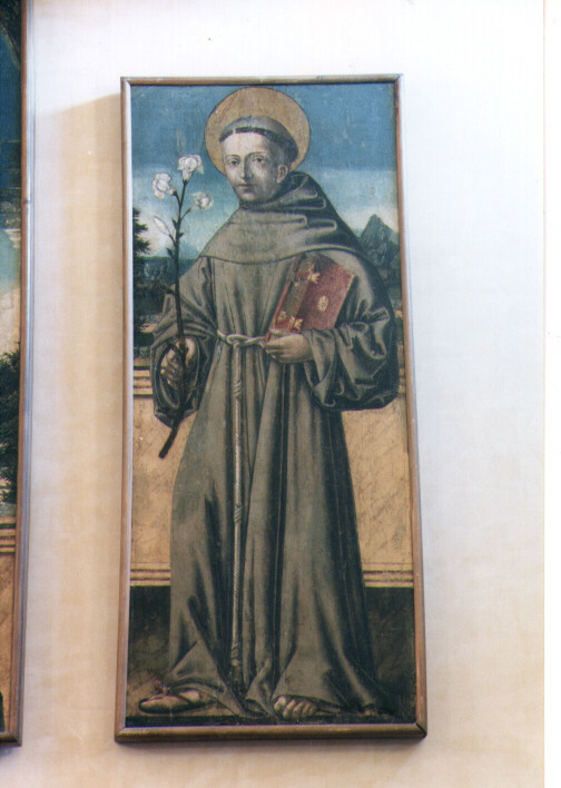 Sant'Antonio da Padova (dipinto) di Z.T (sec. XVI)