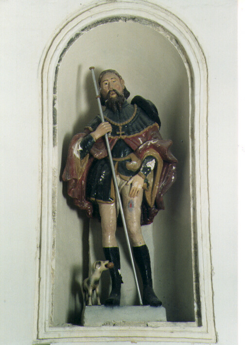 San Rocco (statua) - ambito Italia meridionale (seconda metà sec. XVII)