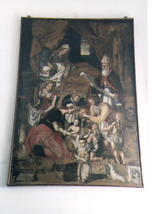 Nascita di San Giovanni Battista (dipinto) - ambito pugliese (metà sec. XVII)