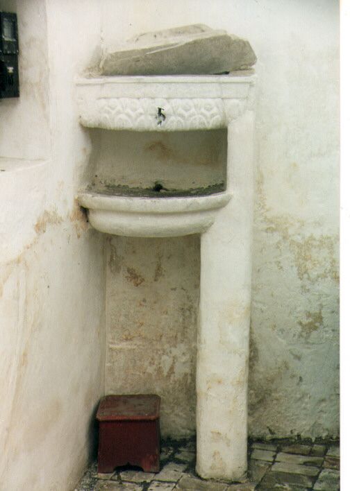lavabo - ambito pugliese (sec. XIX)