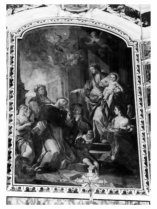 Madonna del Rosario (dipinto) di Porta Nicola (sec. XVIII)