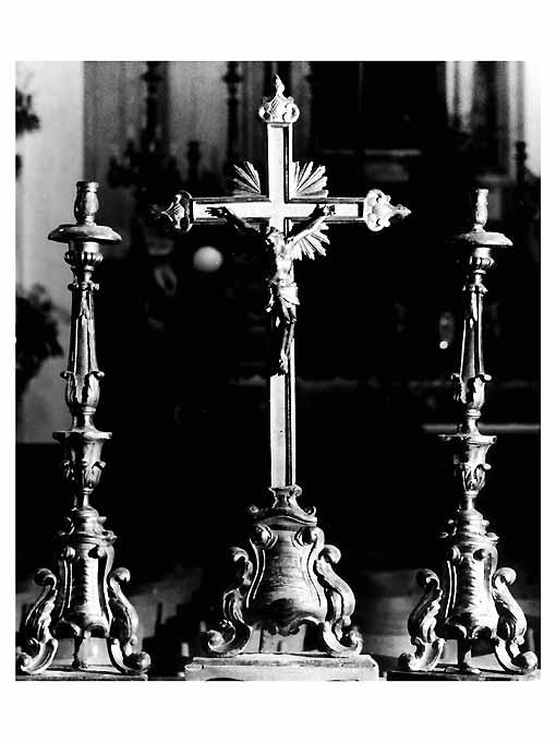 croce d'altare, serie - ambito Italia meridionale (sec. XVIII)
