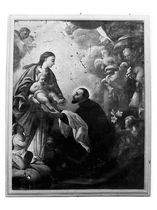 Madonna con Bambino e sant'Ignazio di Loyola (dipinto) - ambito pugliese (prima metà sec. XVIII)