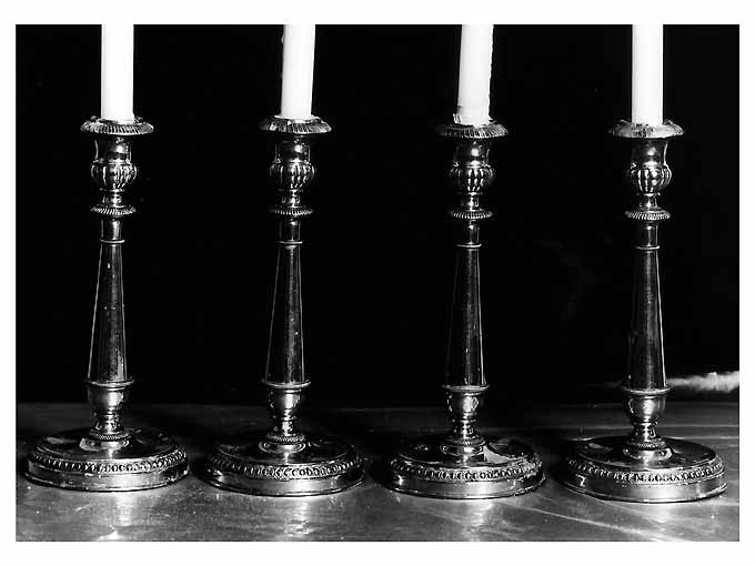 candeliere, serie - ambito pugliese (fine/inizio secc. XIX/ XX)