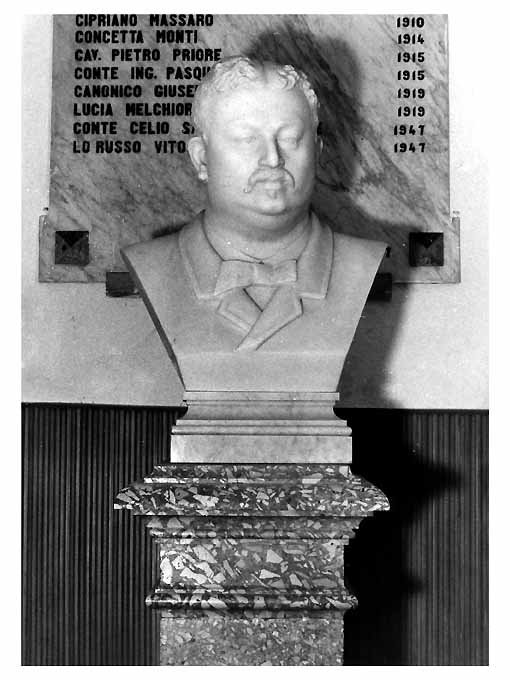 busto ritratto di Celio Sabini (scultura) - ambito pugliese (prima metà sec. XX)
