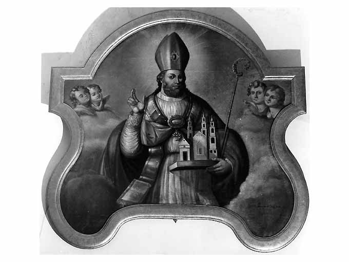 San Riccardo vescovo (dipinto) di Papa Giacinto (sec. XIX)