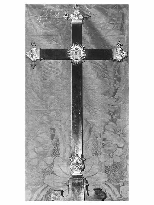 reliquiario - a croce - ambito barese (sec. XVIII)