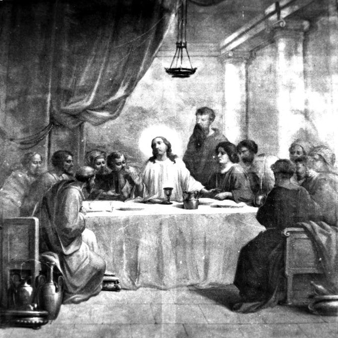 ultima cena (dipinto) di Colonna Nicola (sec. XX)