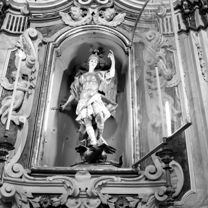 San Michele Arcangelo (scultura) - ambito napoletano (secc. XVII/ XVIII)
