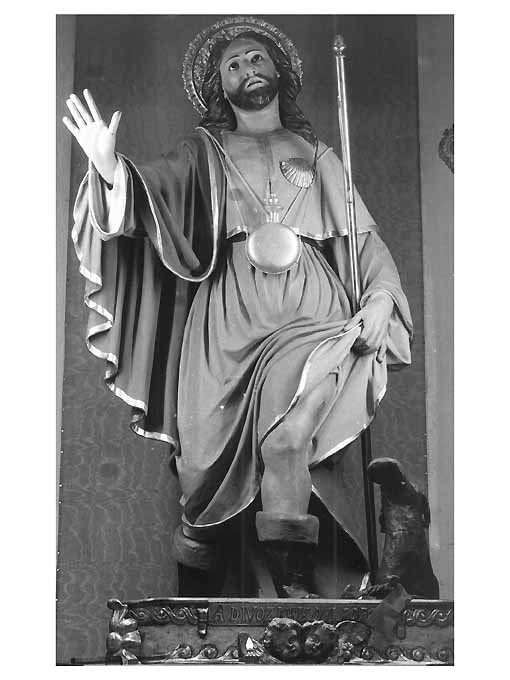 San Rocco (statua) - bottega leccese (inizio sec. XX)