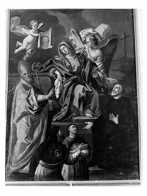 Madonna Addolorata con san Sabino (dipinto) di De Musso Giuseppe (sec. XVIII)