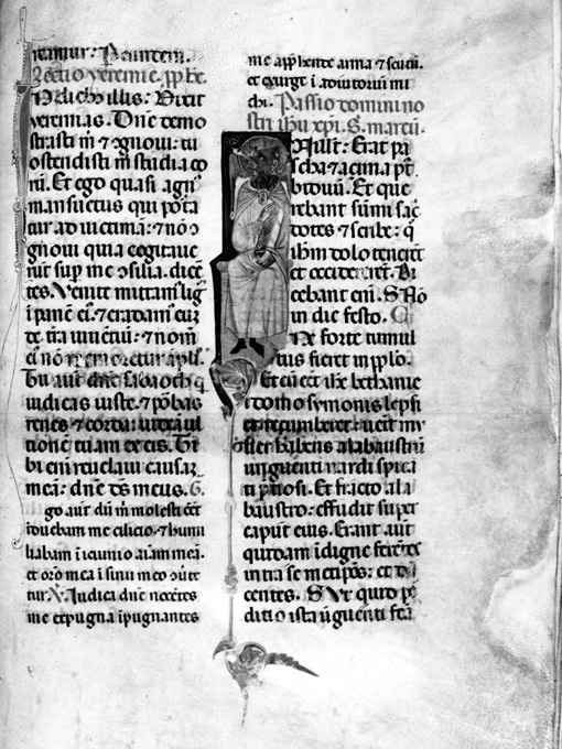 San Marco evangelista (miniatura) - ambito umbro (fine sec. XIII)