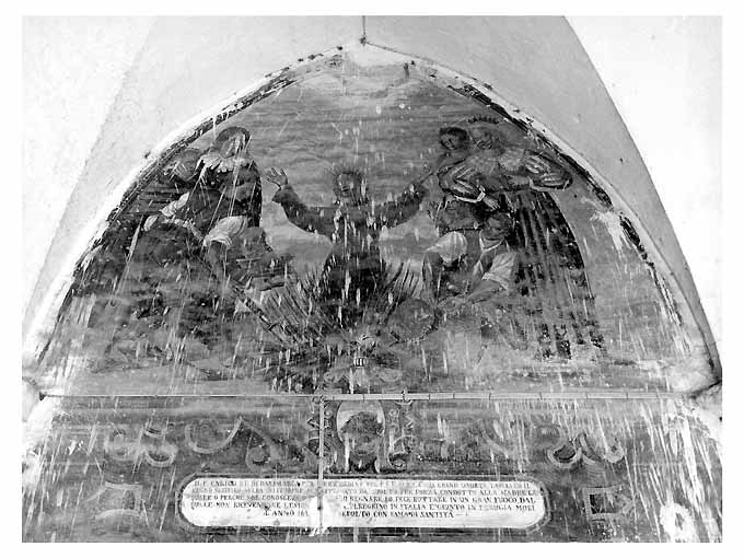 cremazione di re Enrico di Danimarca (dipinto) - ambito Italia meridionale (sec. XVIII)