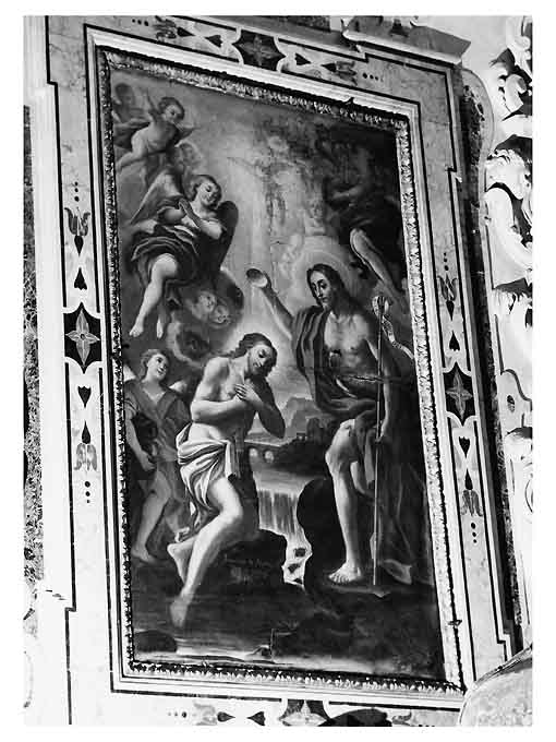 battesimo di Cristo (dipinto) di De Angelis Francesco (sec. XVIII)