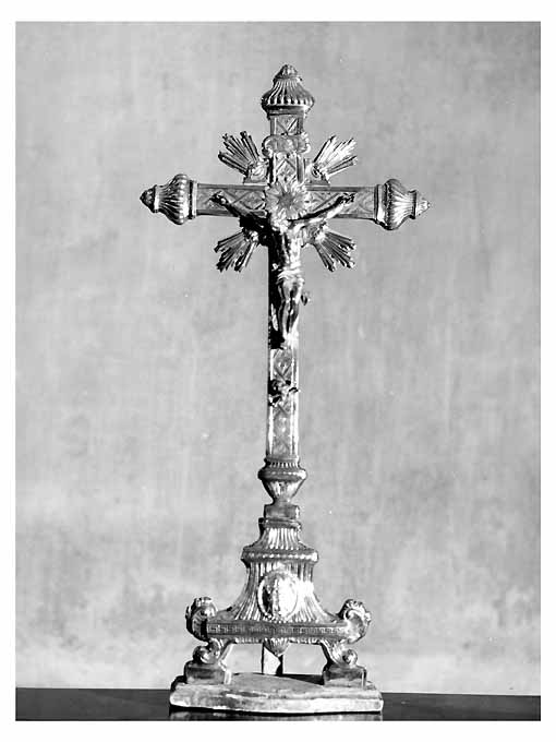croce d'altare - manifattura napoletana (sec. XIX)