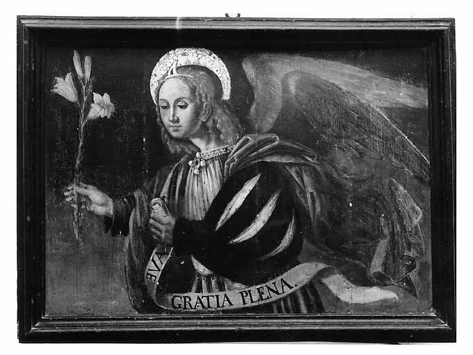 arcangelo Gabriele (dipinto) di Z.T (scuola) (prima metà sec. XVI)