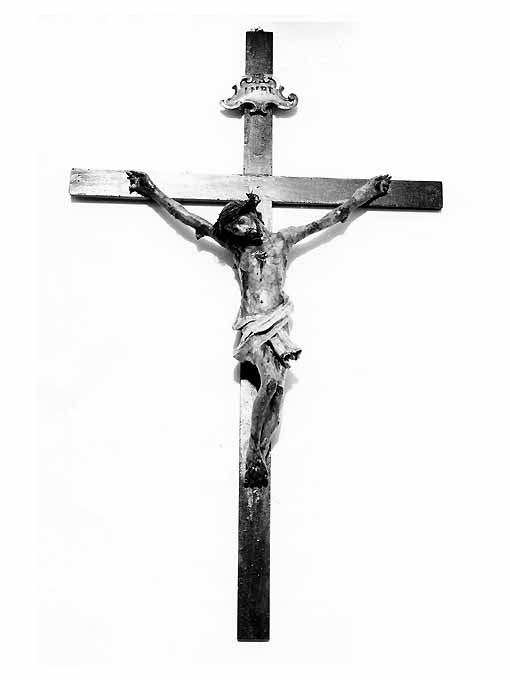 Cristo crocifisso (crocifisso) - ambito napoletano (sec. XVIII)