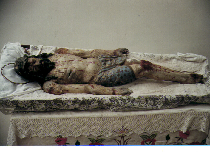 Cristo morto (statua) - ambito Italia meridionale (seconda metà sec. XVIII)