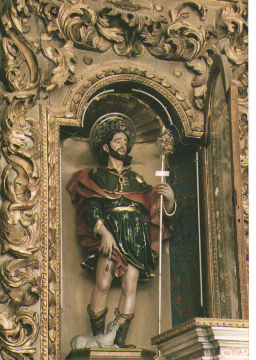 San Rocco (statua) - ambito Italia meridionale (sec. XVII)