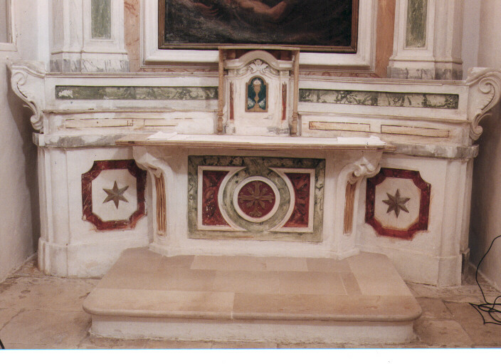 altare - ambito Italia meridionale (seconda metà sec. XVIII)