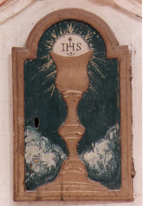 monogramma cristologico (sportello di tabernacolo) - ambito Italia meridionale (sec. XVIII)