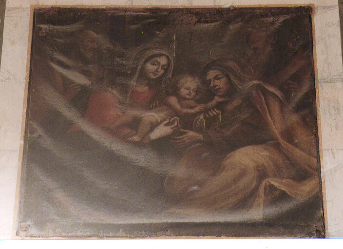 Sacra famiglia (dipinto) - ambito Italia meridionale (secc. XVII/ XVIII)