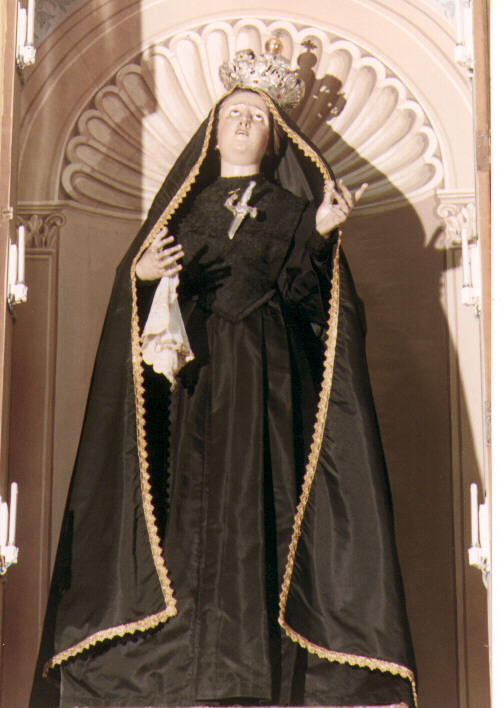 Madonna Addolorata (statua) - ambito Italia meridionale (primo quarto sec. XIX)