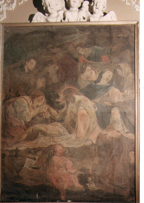 Compianto sul Cristo morto (dipinto) - ambito pugliese (sec. XIX)