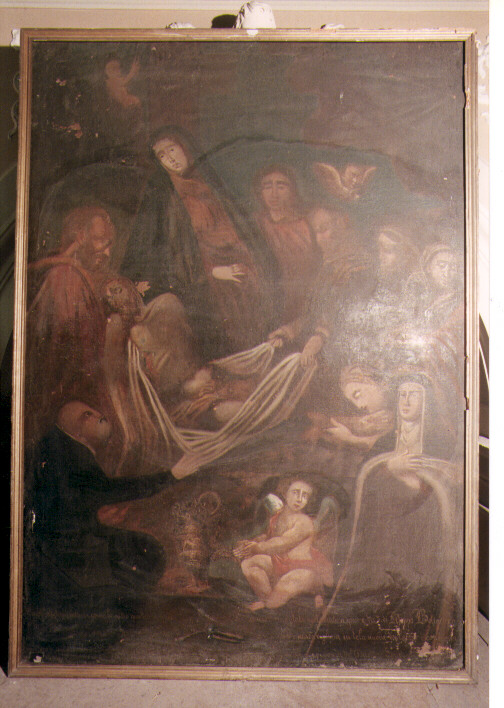 Deposizione di Cristo dalla croce (dipinto) - ambito pugliese (ultimo quarto sec. XIX)