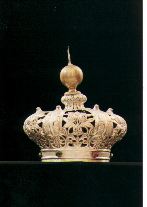 corona da statua - ambito Italia meridionale (seconda metà sec. XIX)